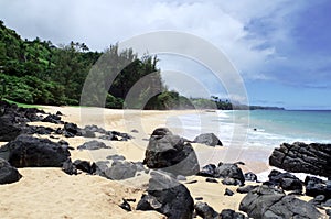 Secret Beach, Kauapea, Kauai, Hawaii, USA photo