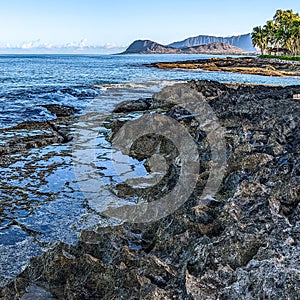 secret beach oahu island hawaii