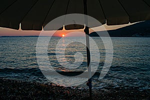 Secret beach sunset 2