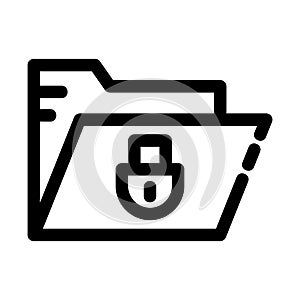 secret document icon or logo isolated sign symbol vector illustration