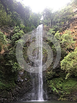 Secret Falls in Kauai Hawaii