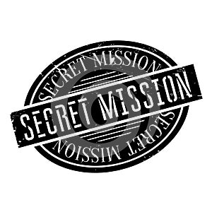Secret Mission rubber stamp
