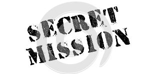 Secret Mission rubber stamp