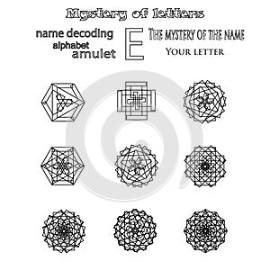Secret of words, runes astrology personal amulet