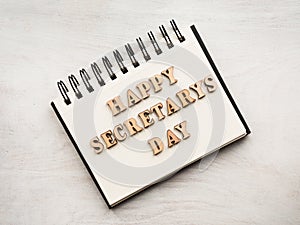 Secretaries Day and Admin Day. Greeting card