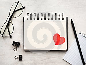 Secretaries Day and Admin Day. Greeting card photo
