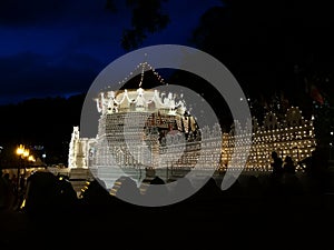 The secrets temple of tooth in Kandy Sri Lanka