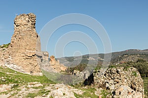 Ancient Roman walls surrounding Iznik Nicea