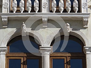 Section of a beautiful Renaissance facade