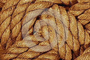 Section of a flat Turk's Head knot pattern