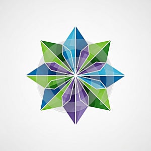 Section has a gradient effect creating a dynamic and three dimensional