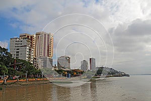 Section of the Malecon 2000 in Guayaquil, Ecuador photo
