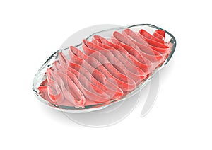 Section mitochondria, cell photo