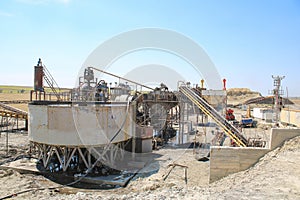 A section of the raw coal lavvar plant