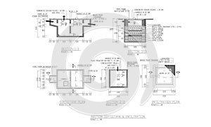 Section Septictank Plan 1 ST House 8 x 7 m
