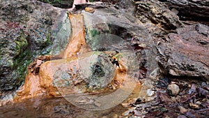 Section of Toketee Hot Springs in Oregon,