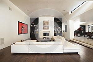 Sectional Sofa In Modern Living Room