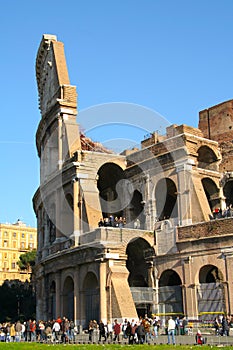 Sectional view of Colosseum