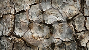 Sections of rough peeling bark are intricately detailed with thin spiderweblike s and rough bumpy textures
