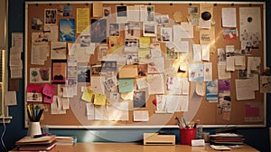 sectis cork board on wall