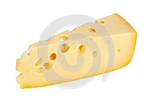 Sector part of yellow cheese