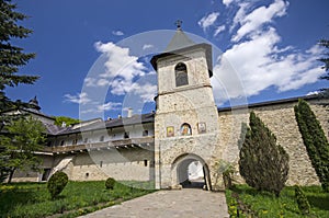 Secu monastery surrounding walls