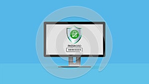 Secure access and data privacy, Cyber security and data protection concept