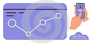 Secure Access with Fingerprint Unlock and Data Analytics Visualization