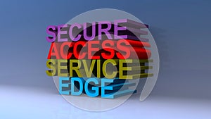 Secure access service edge on blue