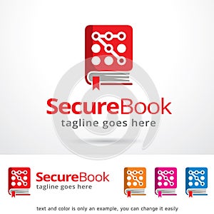 Secure Book Logo Template Design Vector Design
