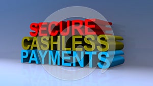 Secure cashless payments on blue