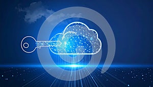 Secure Cloud Computing Access with Digital Key