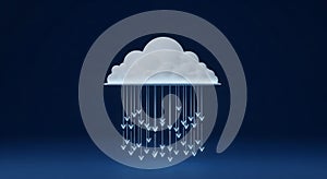 Secure cloud computing data transfer illustrated for technology professionals