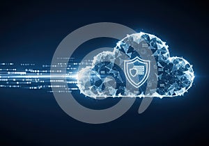 Secure cloud computing with a digital shield protecting data integrity and privacy