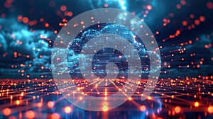 Secure Cloud Computing Platform for Reliable Data Storage, Virtualization, and Scalability with Internet Network and Bac