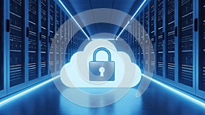 Secure cloud data center with advanced encryption