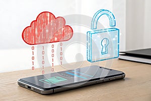 Secure Cloud Data Storage on Mobile Device