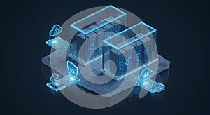 Secure Cloud Data Storage: Server Racks with Enhanced Security F