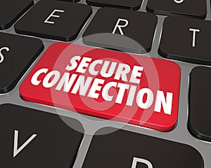 Secure Connection Computer Keyboard Key Internet Online Security