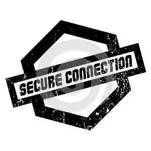 Secure Connection rubber stamp