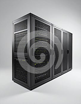 Secure Data Center Server Rack Infrastructure