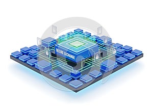 Secure data exchange network