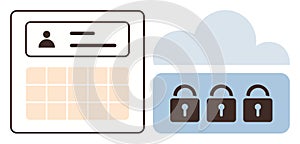 Secure Data Storage with Cloud Lock System and User Interface