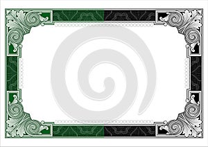 Secure design frame vector #1