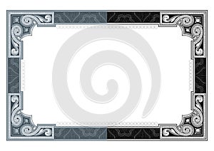 Secure design frame vector #2