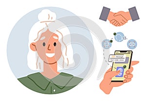 Secure Digital Communication with User Authentication and Networking Concepts