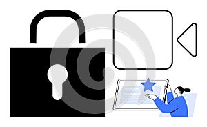 Secure Digital Connection and Online Video Interaction Concept