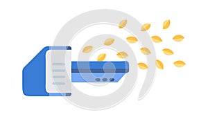 Secure Digital Key: Protected Access & Data Encryption, vector design Generative AI