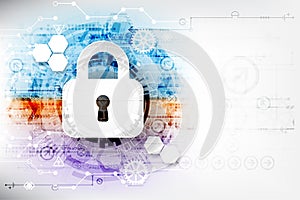 Secure digital space. Virtual confidential, structure point conn