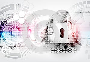 Secure digital space. Virtual confidential, structure point conn